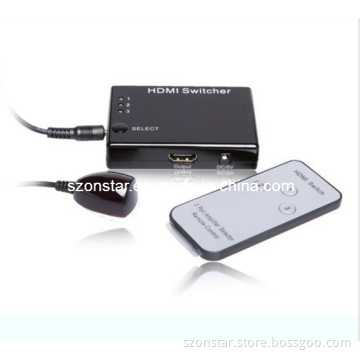 3 Port HDMI Mini Switch Switcher W/Remote Support 3D